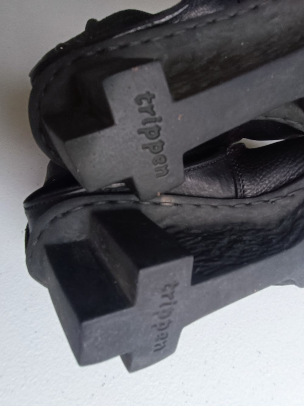 Trippen CHR Black Leather Wrapping Wedge Pumps Avant Garde Size 39 - Picture 11 of 11
